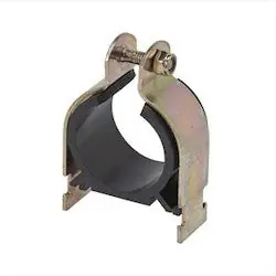 B-Line BVT162YZN 1 5/8 Vibra-Clamp Zinc W/Cushion, Screw & Nut