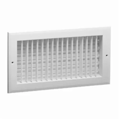 Hart & Cooley A618MS 14 06 W Sidewall/Ceiling Register with Galvanized Multi-Shutter Valve Damper