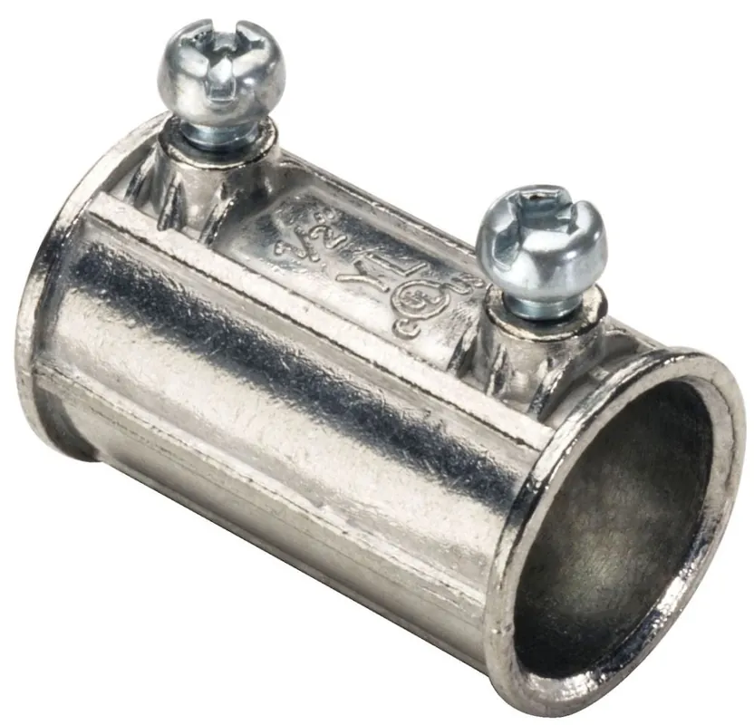 Topaz Electric Corp. 645 TOPAZ 1-1/2 Zinc Set-Screw EMT Coupling