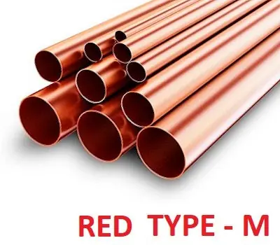Copper Tubing 30073986 Type M Hard Copper Tube 3/4 in. x 20 ft.