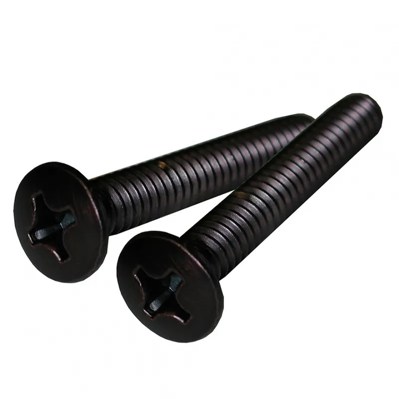 JONES STEPHENS CORP T0521WB OLD WORLD BRONZE OVERFLOW PLATE SCREWS (1 PAIR)