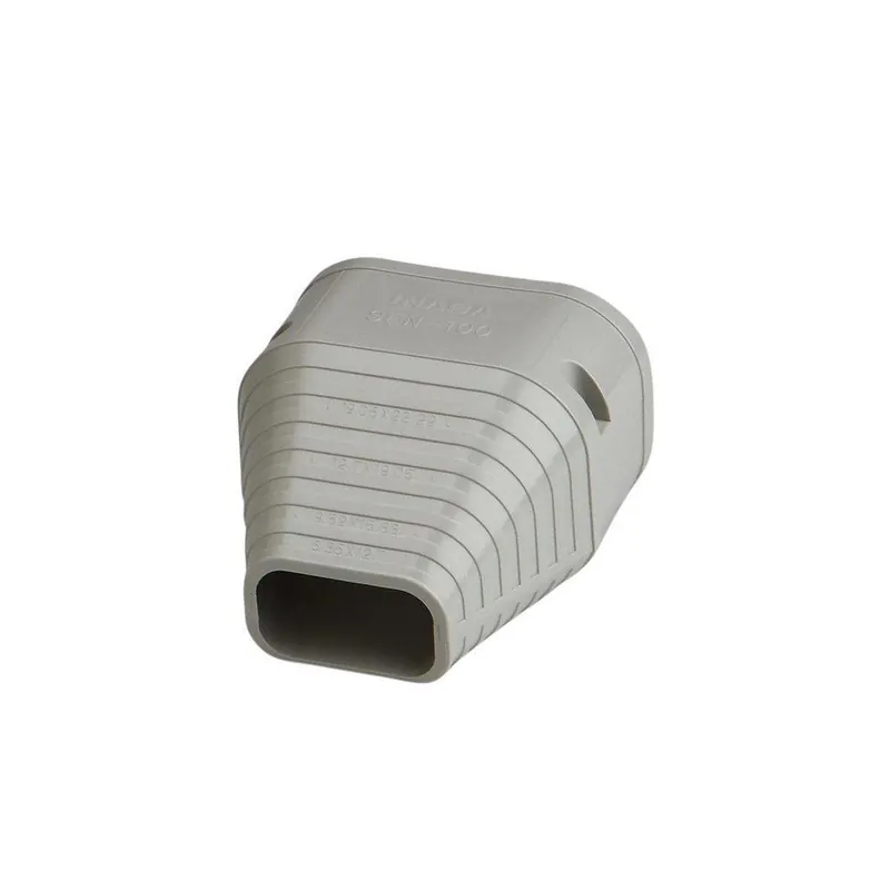 Slimduct 86127 4-1/2 x 3-3/4 in. Line Set Cover System Plastic in Ivory