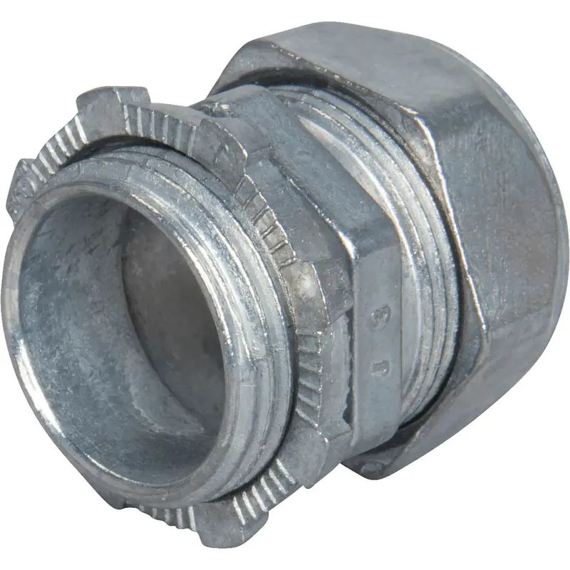 Topaz 651 1/2 EMT Connector, Compression, Zinc Die Cast