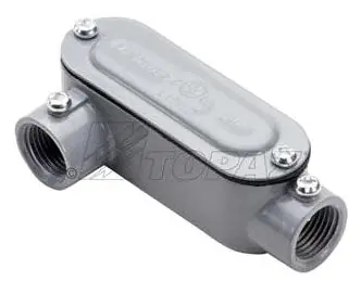 Topaz LR3SSCG 1 Conduit Bodies EMT & Rigid LR W/Cover & Gasket