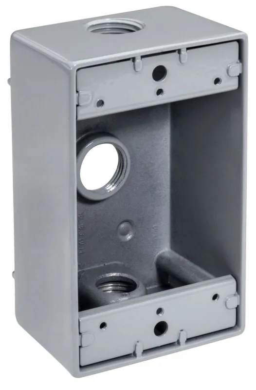Topaz WB1375 3/4-In 3-Hole Weatherproof Box