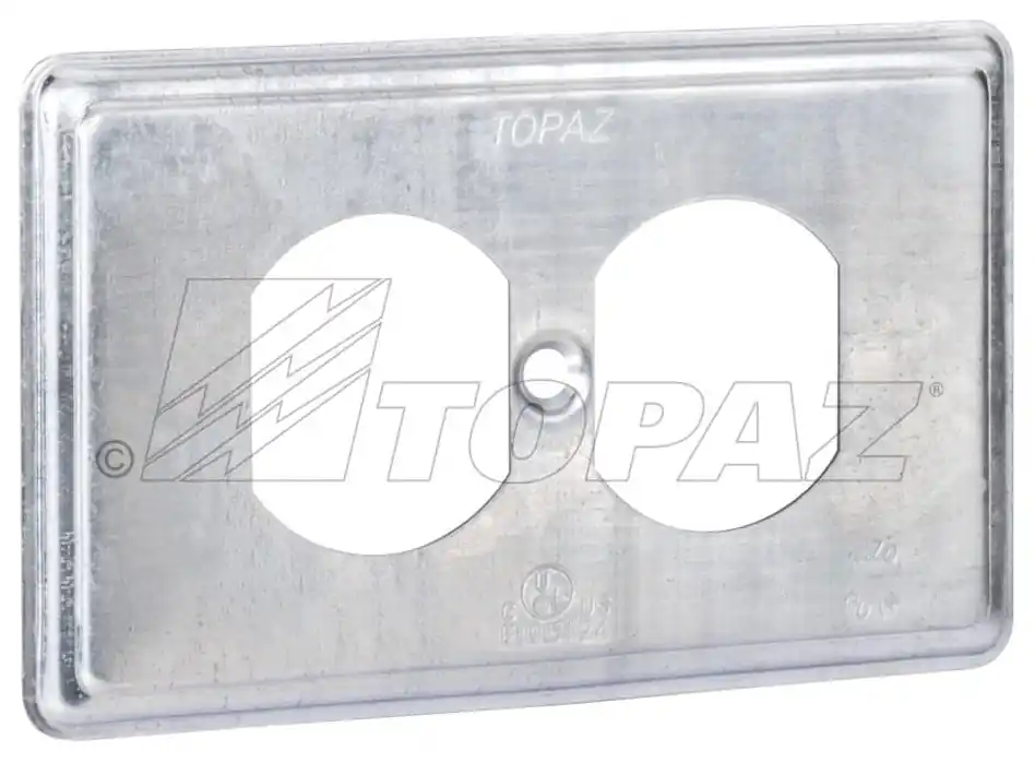 Topaz C6151 4 X 2 Cover Duplex Receptacle