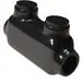 Morris 97020 Insulated In-Line Splice Mechanical Connector 14 AWG-500 MCM Black