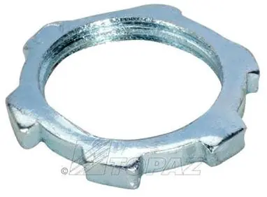 Topaz Electric Corp 286UL TOPAZ 2 Steel Rigid Locknut-Steel
