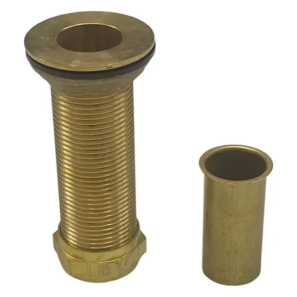 Long 1''  Brass Bar Sink Plug with Tailpiece