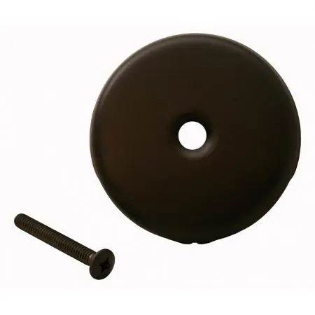 Jones Stephens T0812RB 1 Hole Oil Rub Bronze Face Plate W/Screw