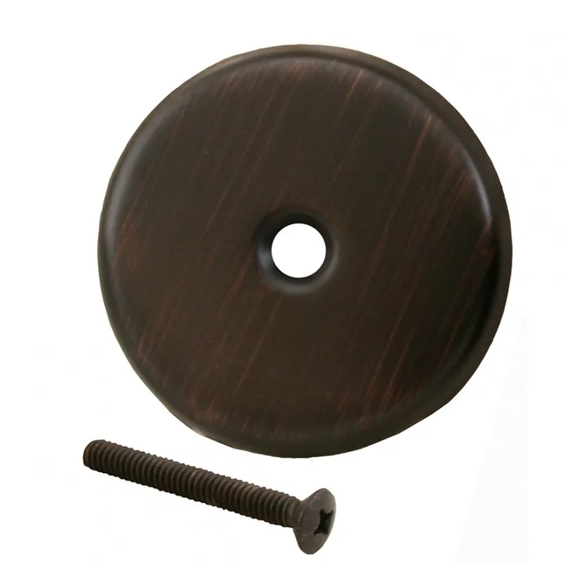JONES STEPHENS T0812WB 1 HOLE OLD WLD BRONZE FACE PLATE W/SCREW