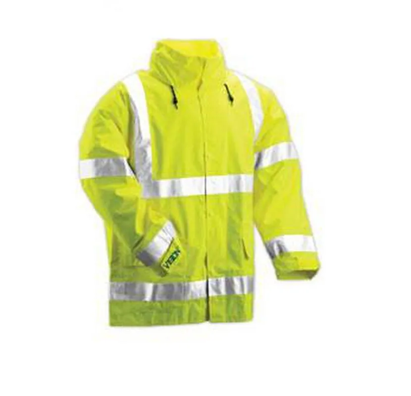 Tingley J53122.LG Flame-Resistant Jacket, Hi-Vis Yellow, L