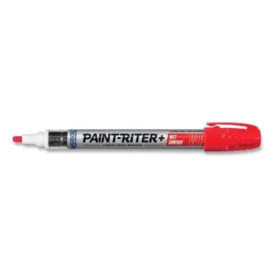 Markal 96932 Paint-Riter+ Wet Surface Marker 1/8 in Tip Red