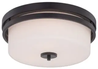 Satco 60-5307 Parallel 3-Light Flush Fixture