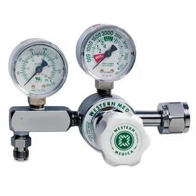 Western Enterprises M1-346-PGH M1 Series Single-Stage Adj Delivery Pressure Reg 0 to 100 psi CGA 346 Handtight Nut/Nipple