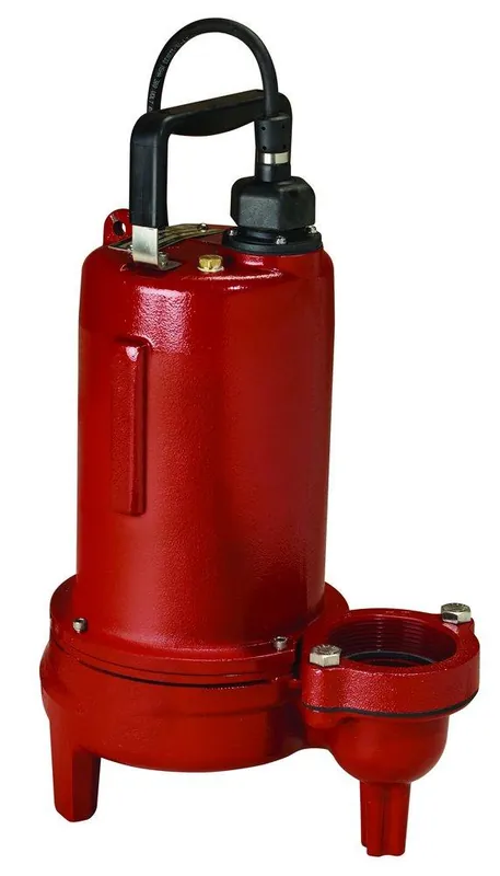 Liberty Pumps LEH102M2-2 1 HP Manual Sewage Pump 25' Cord