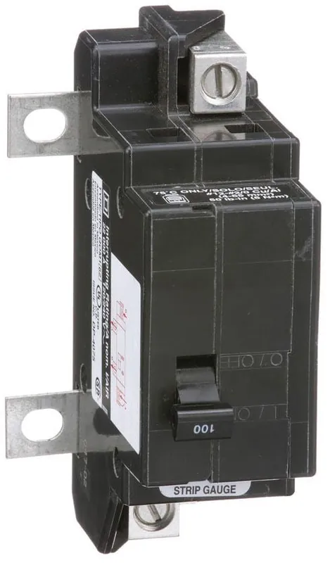 Square D QOM100VH Miniature Circuit Breaker 120/240V 100A