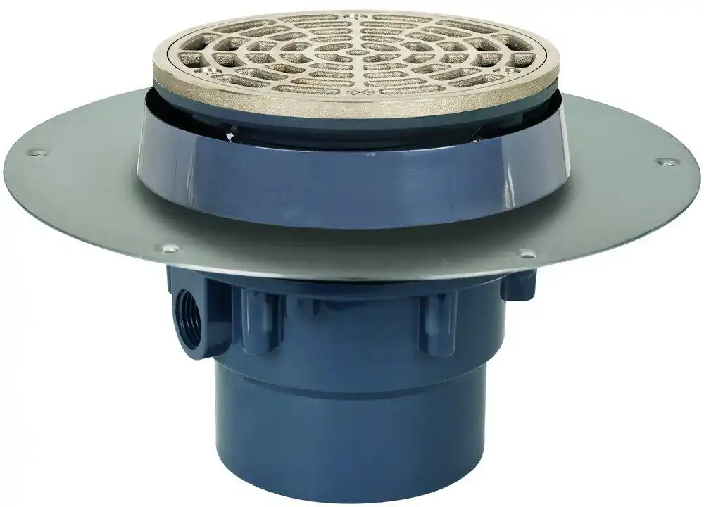 Sioux Chief 822-F3PNR Halo Drain 3 in. Inside Caulk Plastic Floor Drain