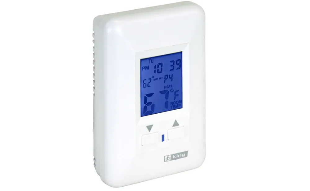 King Electric HWP120-FS Thermostat Programmable Hydronic with Fan Switch 120V HWP120-FS