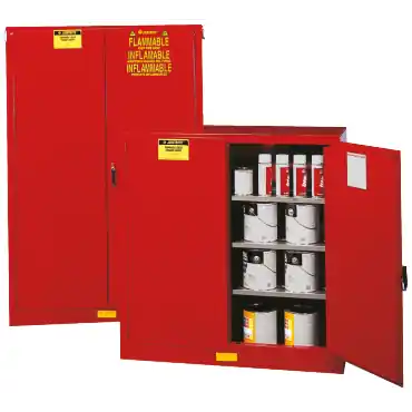Justrite 893011 Red Safety Cabinet for Combustibles 40 Gal