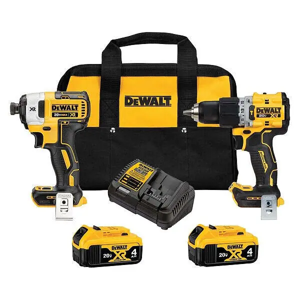 DeWALT DCK249M2 Hammer Drill/Driver & Impact Driver Kit 20V MAX XR
