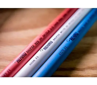 REHAU 132571-023 RauPEX 1-1/4 in. x 20 ft. White UV Shield Pipe Straight Length