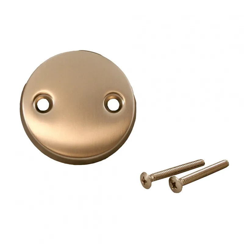 JONES STEPHENS T0813BN 2Hole Brushed Nickel Face Plate W/Screws