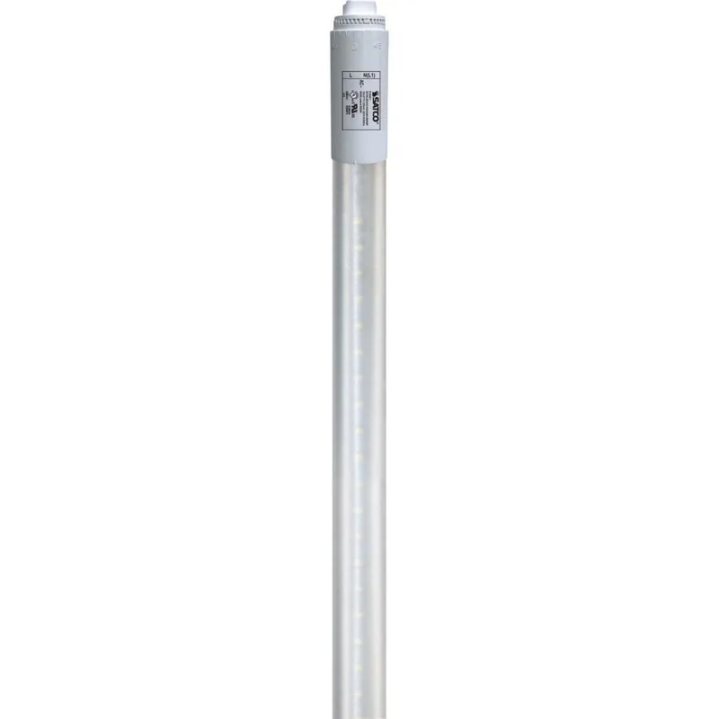 Satco S16421 32-Watt T8 LED - 6500K - 4500 Lumens - 120-277 Volts - Double Side LED - Type B - Ballast Bypass - Single Ended-Wiring