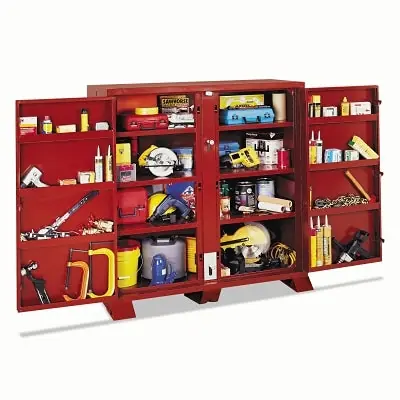 Crescent JOBOX 1-695990 Extra Heavy-Duty Cabinets 60 1/8W x 32 1/4D x 60 3/4H 4 Doors