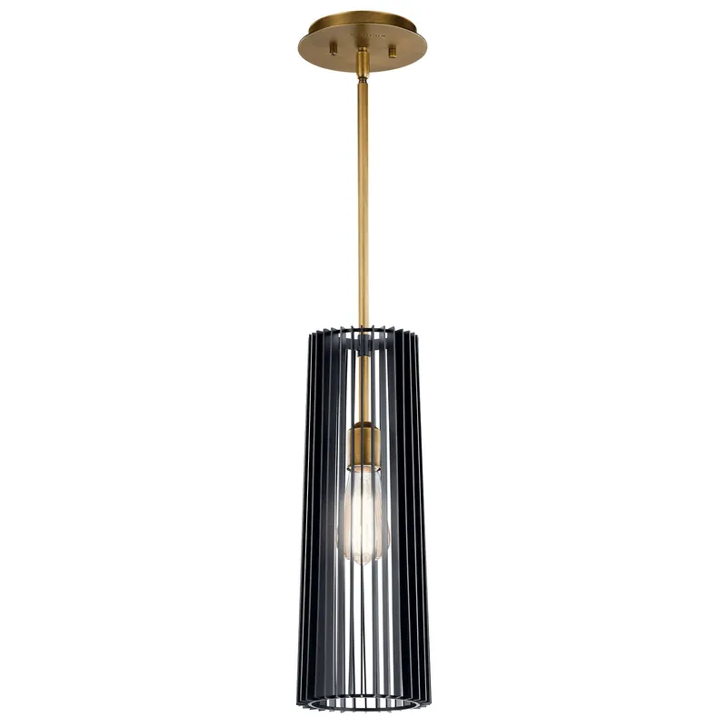 Kichler 44169BK Pendant 1LT 120 VAC