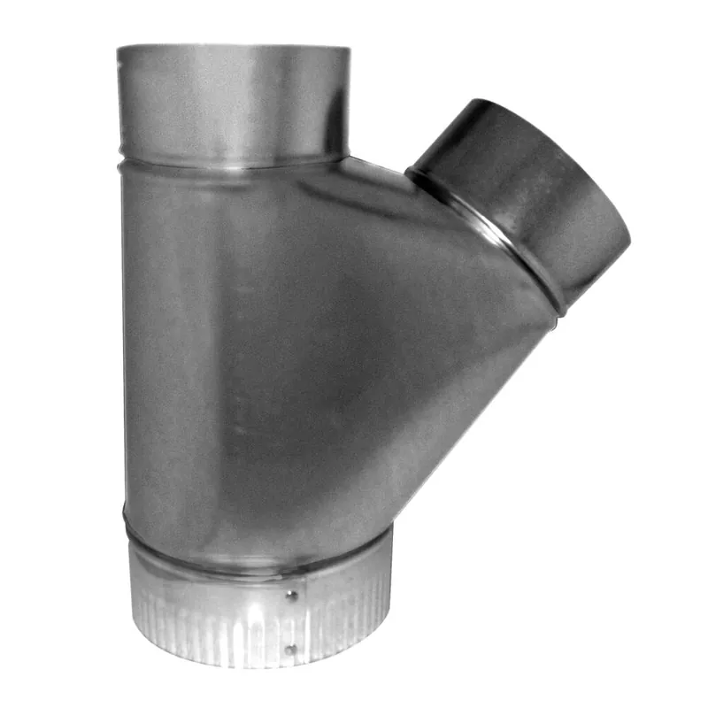 Southwark 504 Flue Wye 4 x 15 Long Galvanized