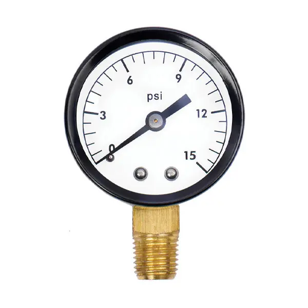 2'' 15 PSI Pressure Gauge
