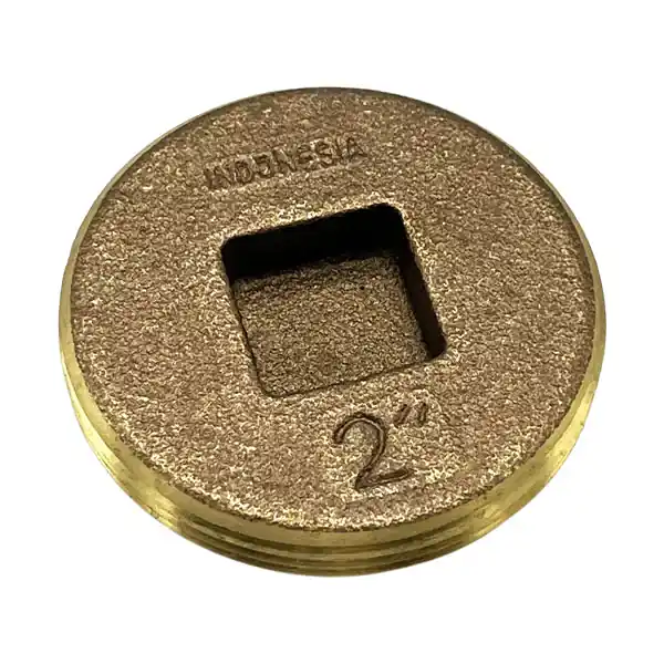 2'' Countersunk Head Brass Plug