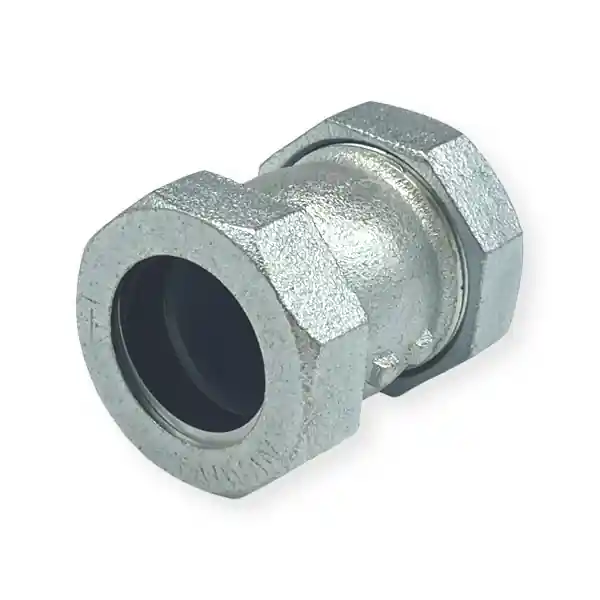 1 1/4'' Short Galvanized Compression Coupling