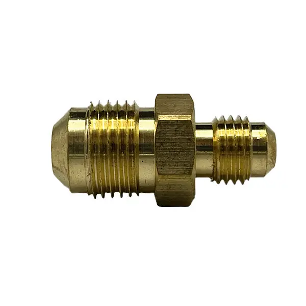 3/8'' X 1/4'' #42 Brass Flare Union