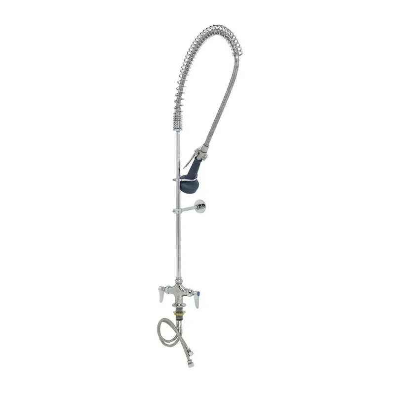 Easy-Install Pre-Rinse Single Hole Deck Mount 24 Riser 1.07 GPM Spray Valve Replacement B-0113-B08 for T&S Brass & Bronze Works
