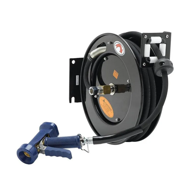 Hose Reel, Open, Powder Coated Steel, 3/8 x 35' ID Hose Replacement 5HR-232-12-A for T&S Brass