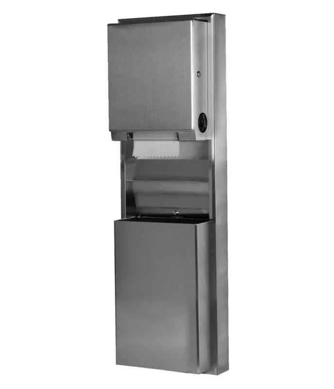 Bobrick B-39619 Convertible Paper Towel Dispenser Waste Receptacle Replacement 39619 for Bobrick