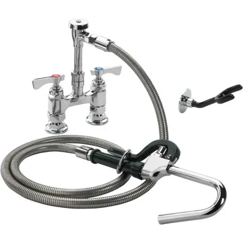 Krowne 20-204L - 4 Center Deck Mount Pot Filler Replacement for Low Lead