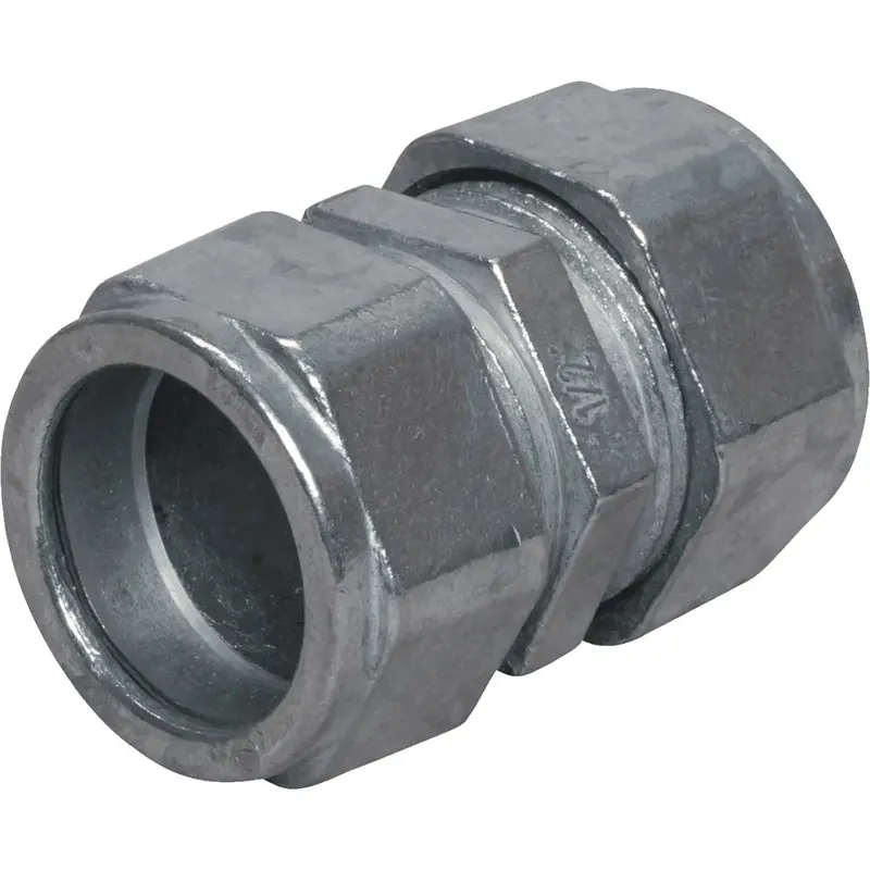 Topaz 661 1/2 EMT Coupling, Compression, Zinc Die Cast
