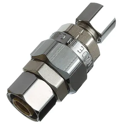 Dahl Valve 510-41-30 3/8 OD Fem Comp x 1/4 OD Comp Adapter