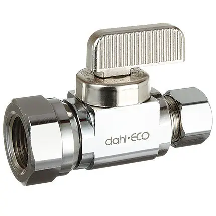 Dahl Valve 511-52-31 supply stop mini-ball valve 3/8 FIP x 3/8 OD