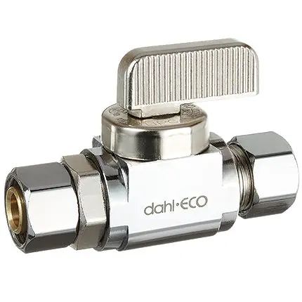 Dahl Valve 511-41-31 Mini-Ball Valve Retrofit 3/8 OD Fem Comp x 3/8 OD Comp