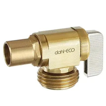 Dahl Valve 621-23-04 1/2 Male Solder x Male Hose Valve