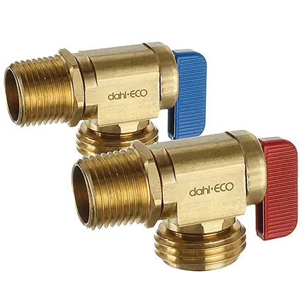 Dahl Valve 621-01-04-PK2 1/2 MIP or 1/2 Fem Solder x Male Hose Valve (PKG of 2)