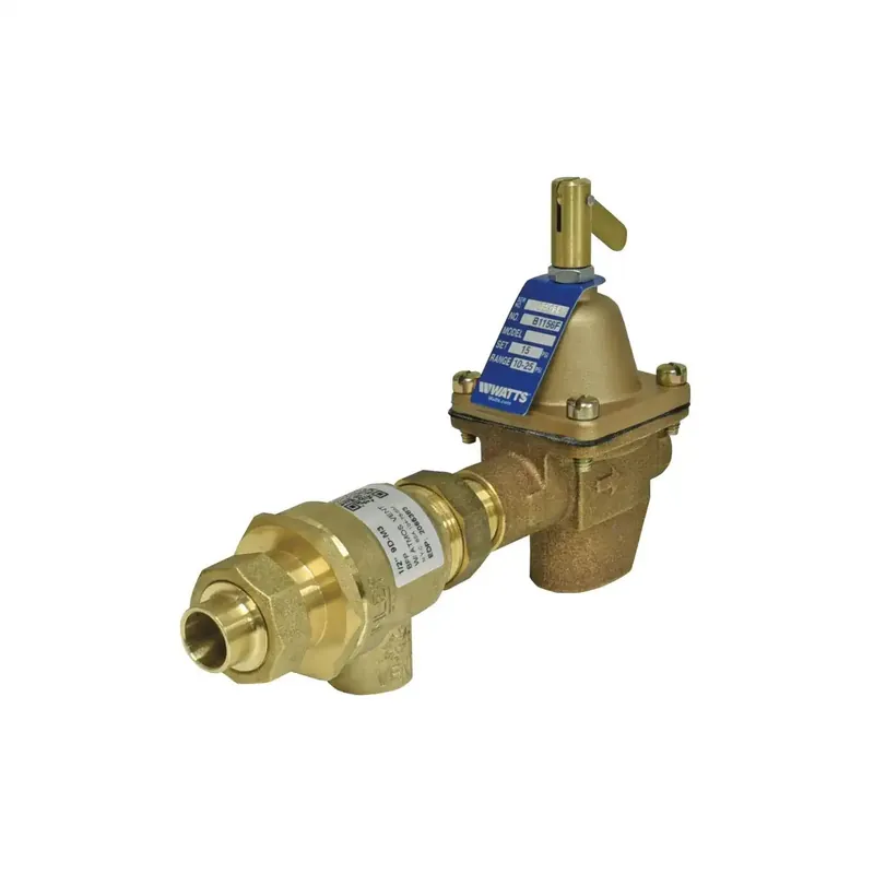 WATTS 386462 Combination Fill and Backflow Preventer Valve 15 PSI Sweat x Thread