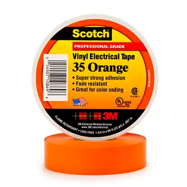BUSINESS 54007108696 Scotch Vinyl Color Coding Electrical Tape 35 (3/4 in x 66 ft) REPLACEMENT MPN