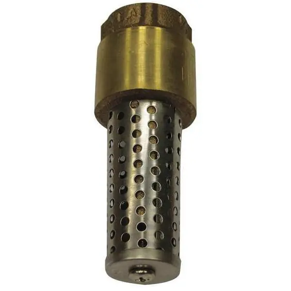 CAMPBELL FV-4TLF Lead Free Red Brass Foot Valve 1 Inch