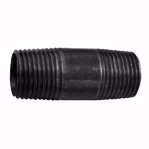 Jones Stephens 30790 Nipple Black 3/4 X 9