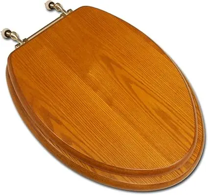 Jones Stephens C3B2E117BN Decorative Wood Toilet Seat I